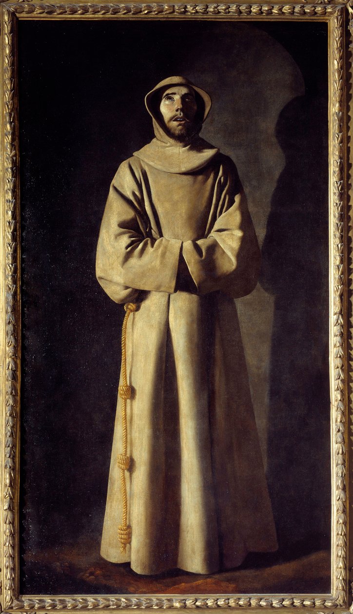 Portrait of Saint Francois of Assisi in Ecstasy by Francisco de Zurbaran