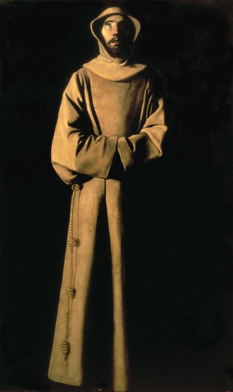 St. Francis of Assisi by Francisco de Zurbaran