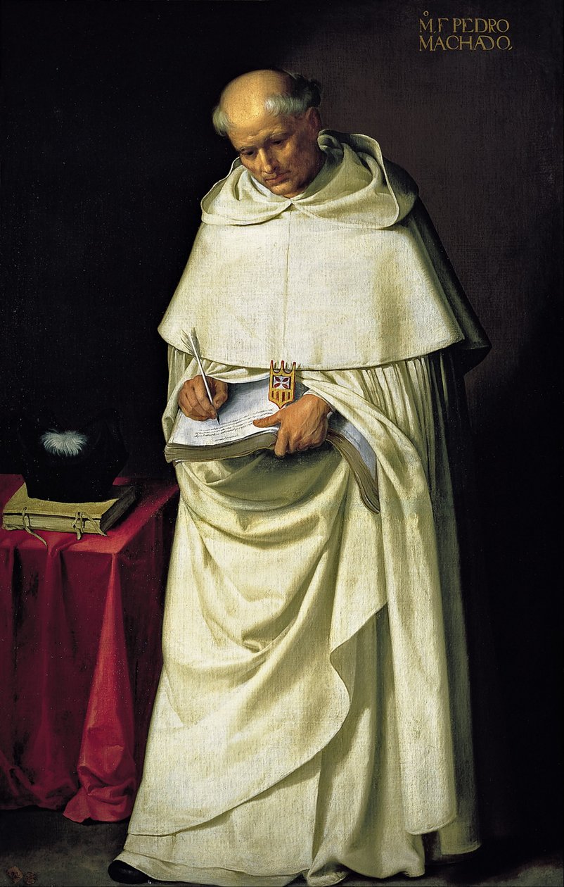 Portrait of a Father of Mercy, Fray Pedro Machado by Francisco de Zurbaran