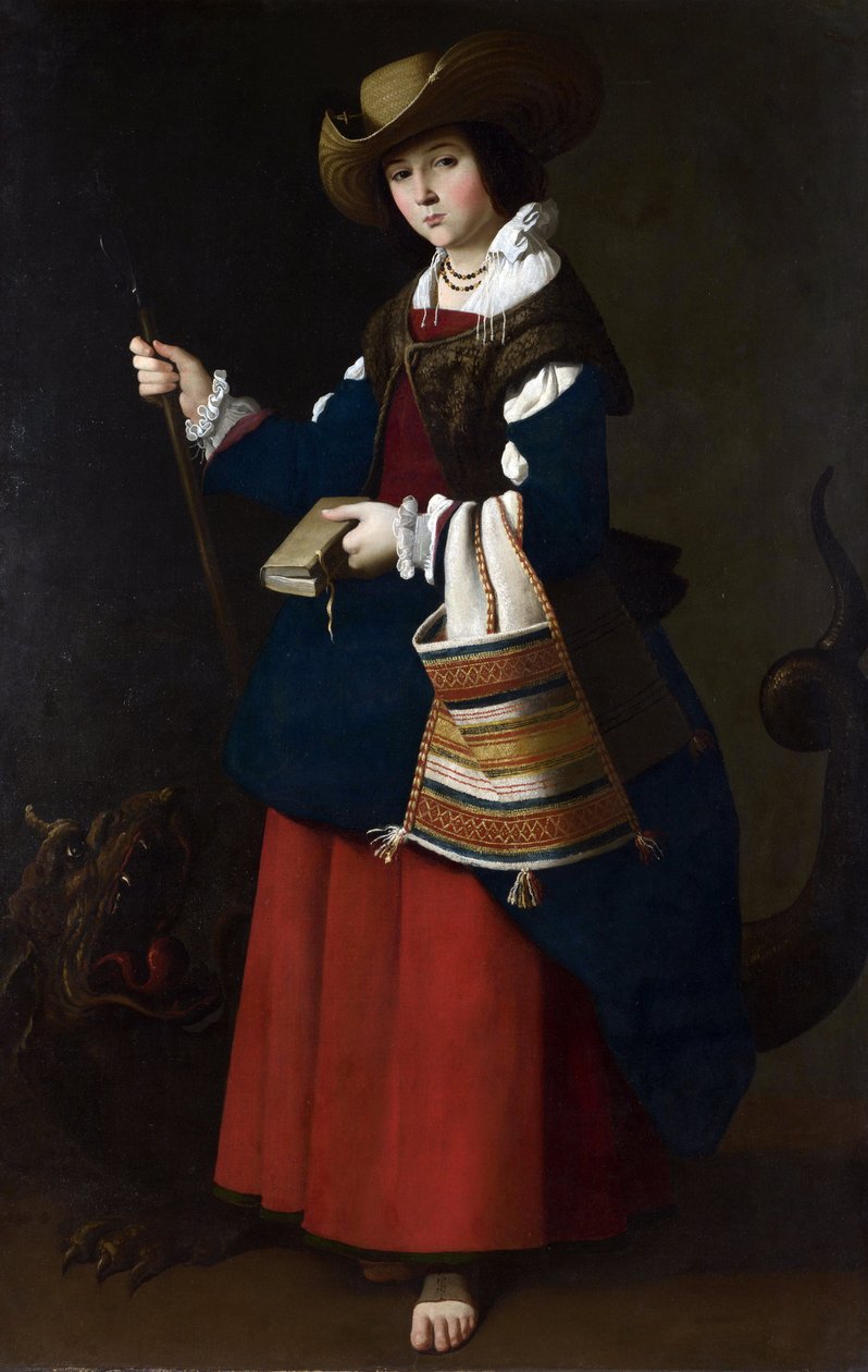 Saint Margaret of Antioch by Francisco de Zurbaran