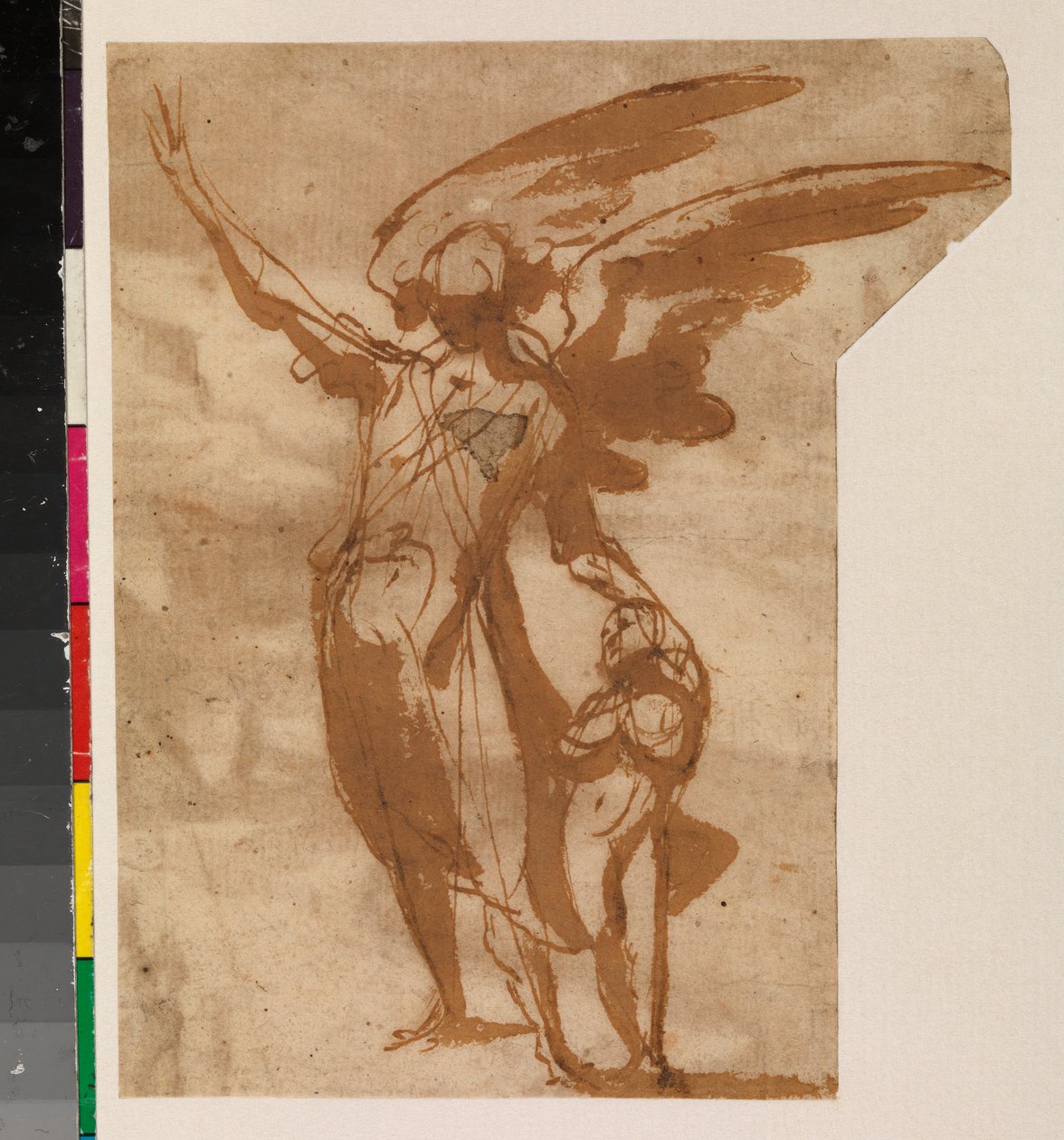 Guardian Angels Walking with a Child, Recto by Francisco the Younger Herrera