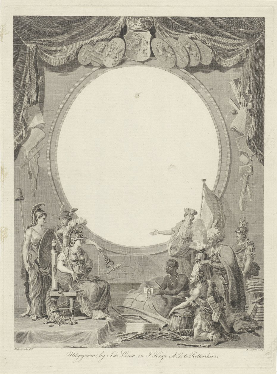 Overseas Continents Present Gifts to the Republic by Franciscus Sansom