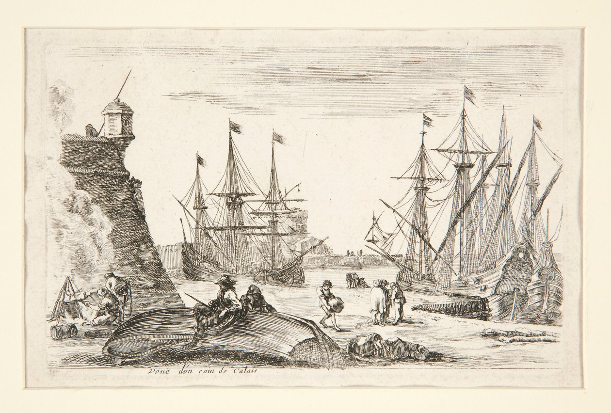 Entrance to a Corner of Calais by Franciscus van der Steen
