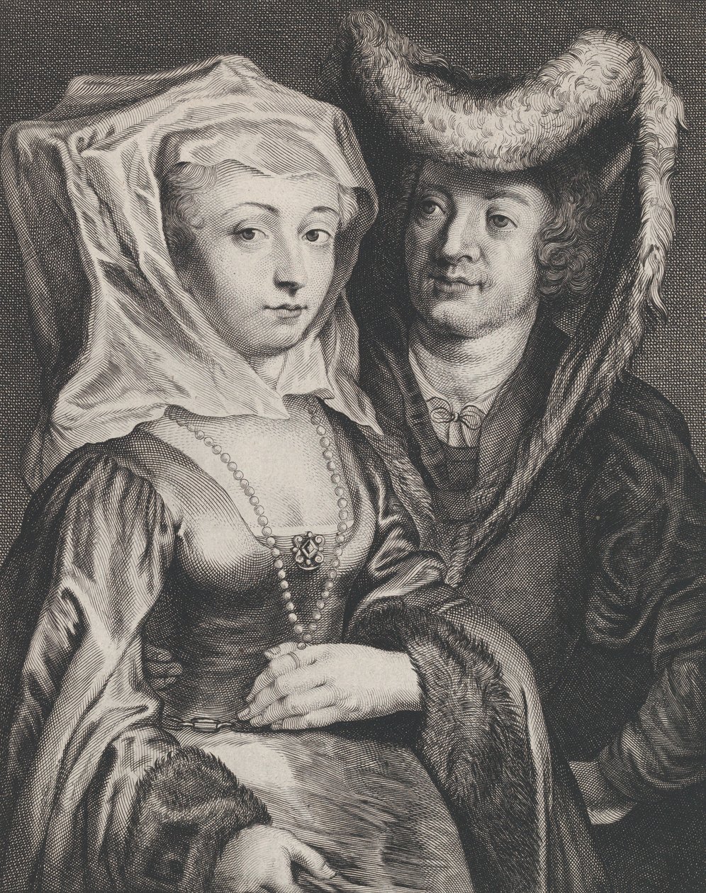 Saint Pepin I and His Daughter, Saint Begga, ca. 1645-72 by Franciscus van der Steen