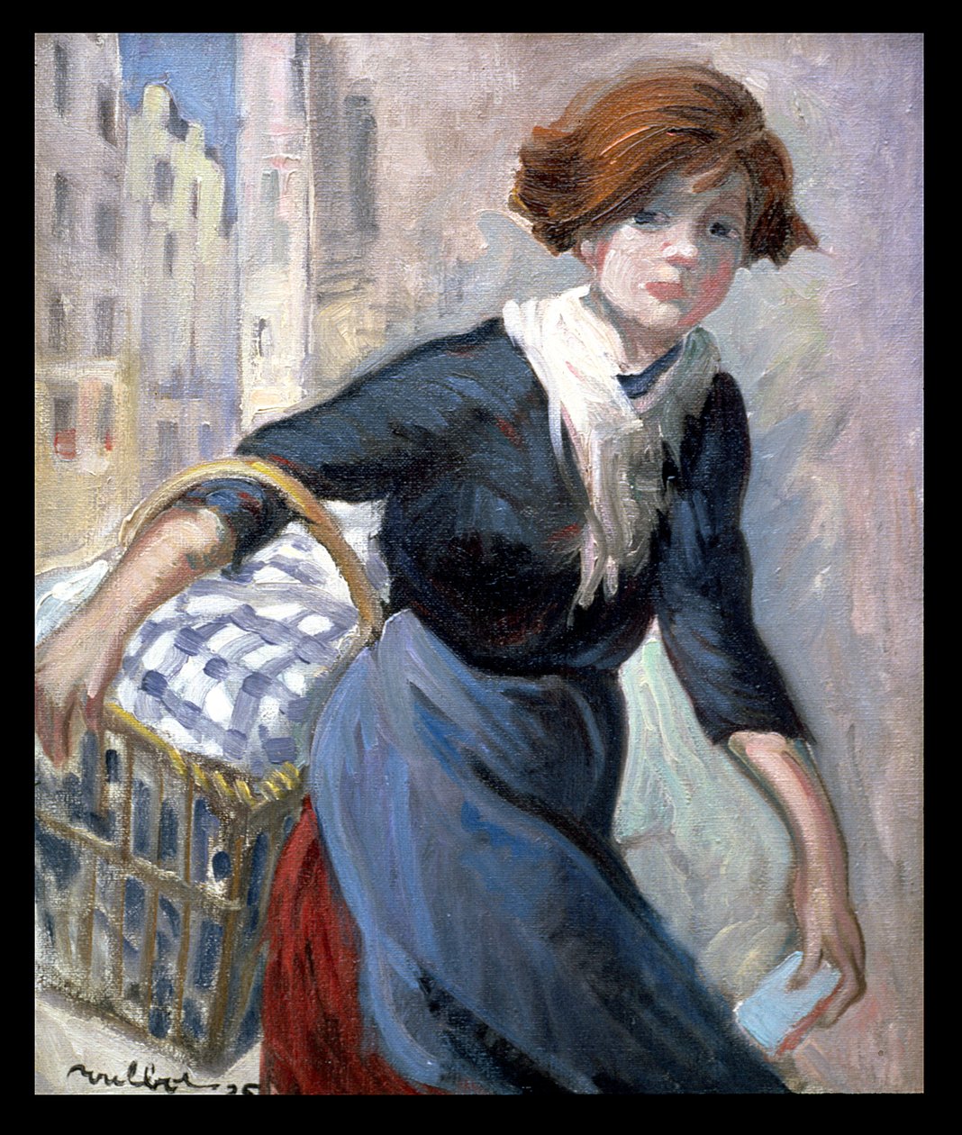 The Washerwoman by Francisque Poulbot