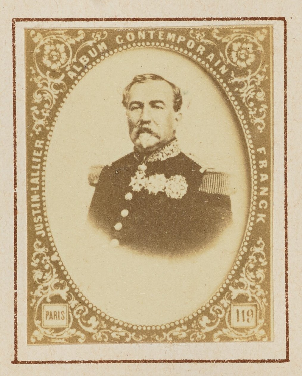 Christophe Léon Louis Juchault de Lamoricière by Franck (François Marie Louis Alexandre Gobinet de Villecholles)