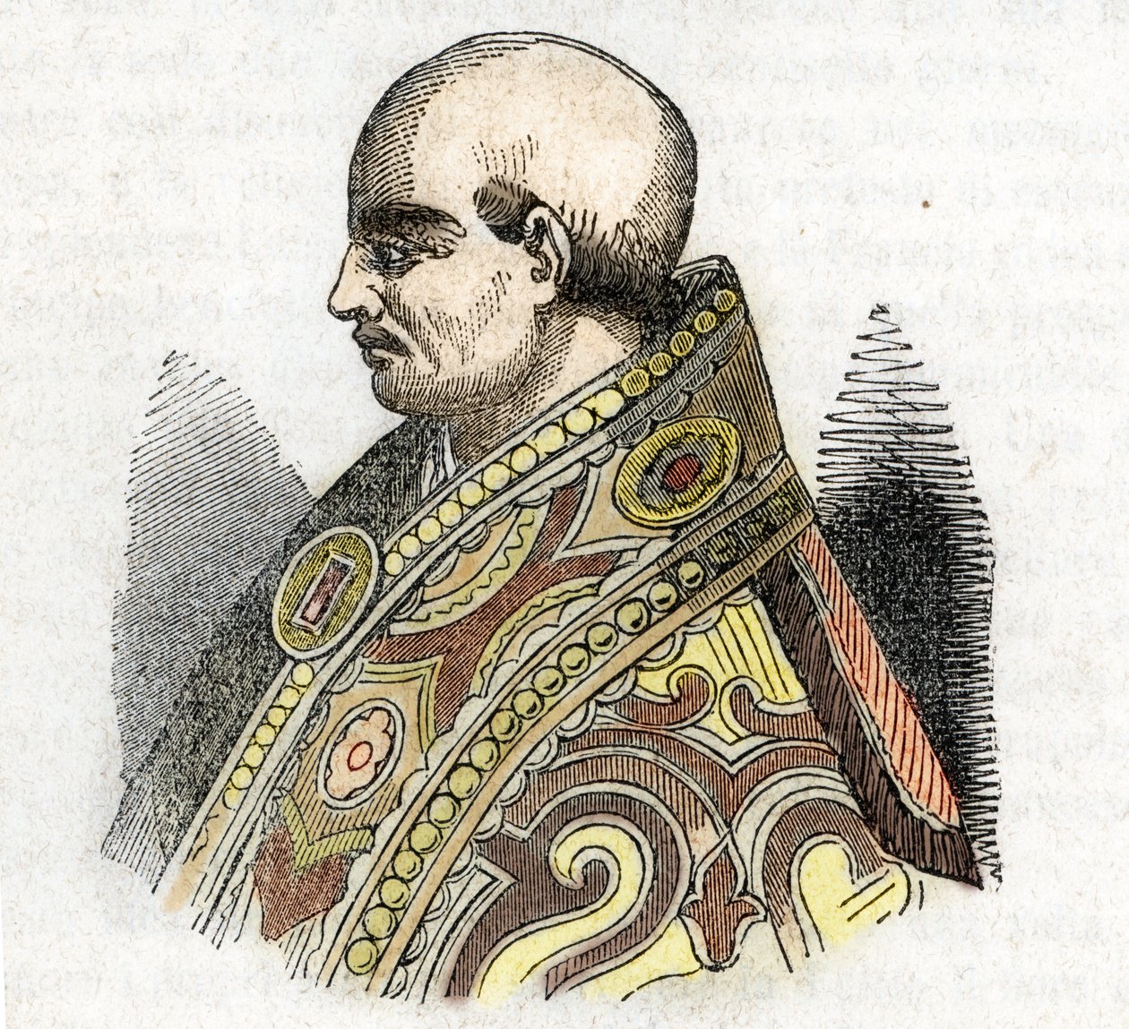 Representation of Pope Urban IV (1261-1264) from 