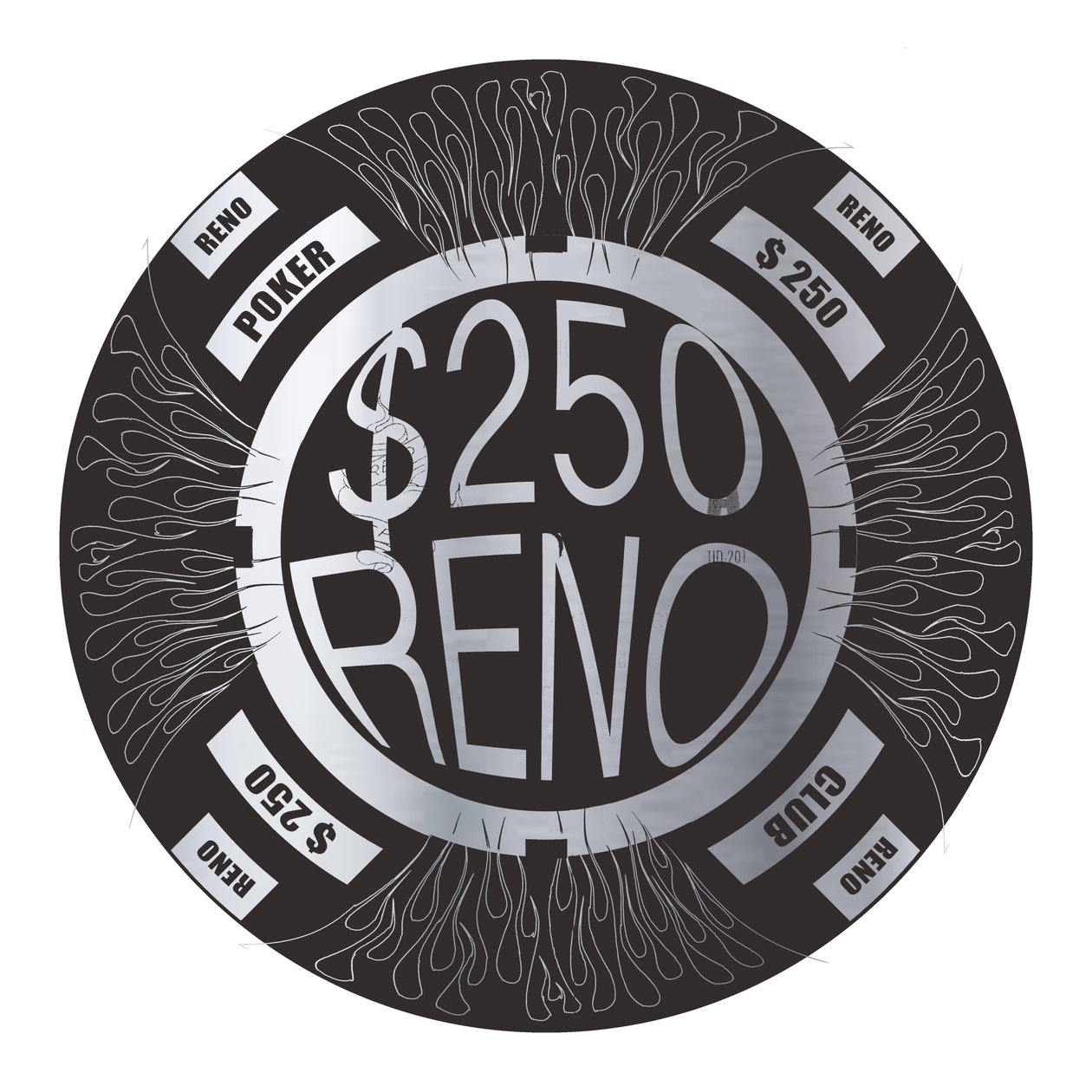 PokerChip $250, 2015 by Francois Domain