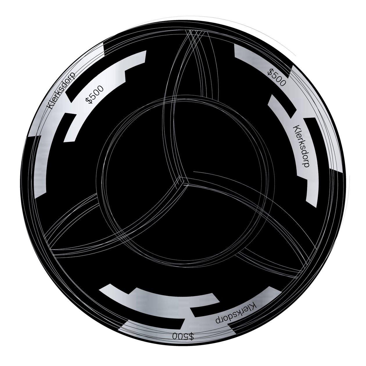 PokerChip $500, 2015 by Francois Domain