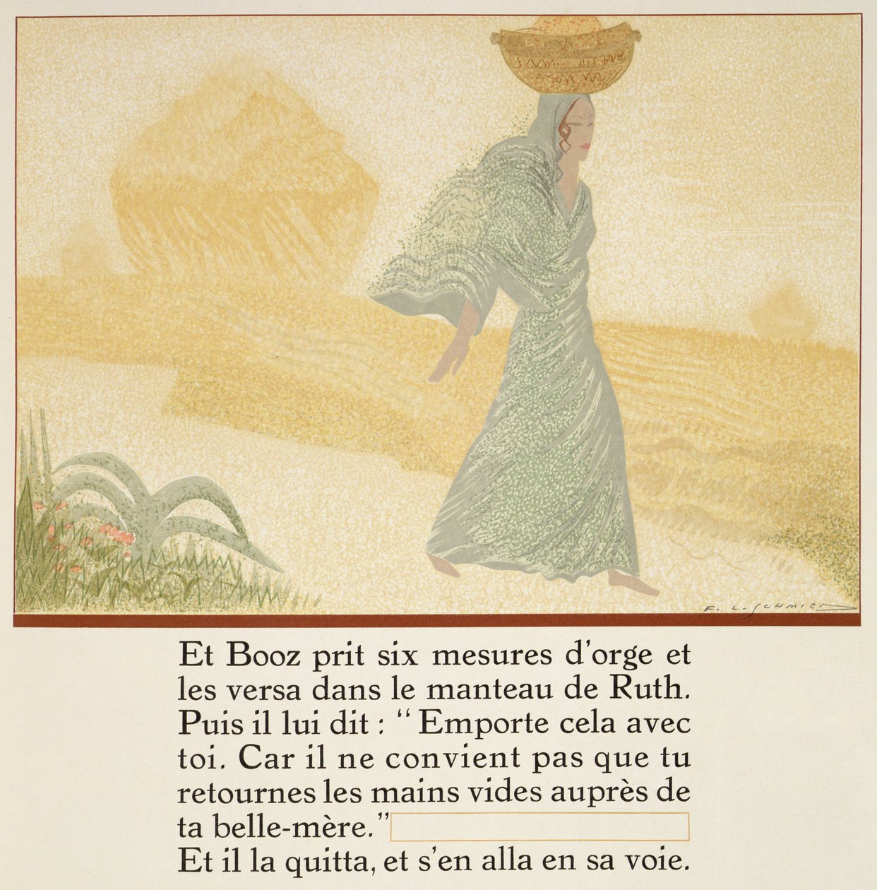 Boaz Gave Ruth Six Measures of Barley to Take to Her Mother-in-Law, from 