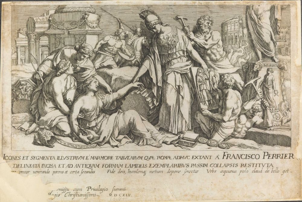 Battle Scene by Francois Perrier
