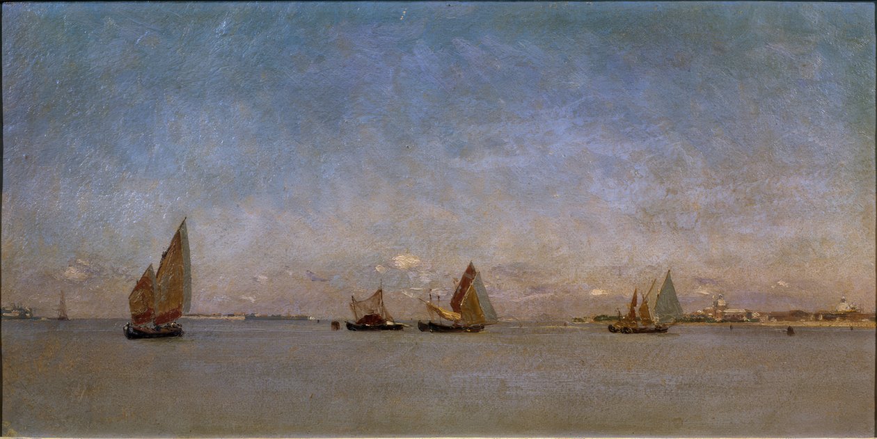 Ausgang des Canal Grande, Venedig von Francois-Louis-David Bocion