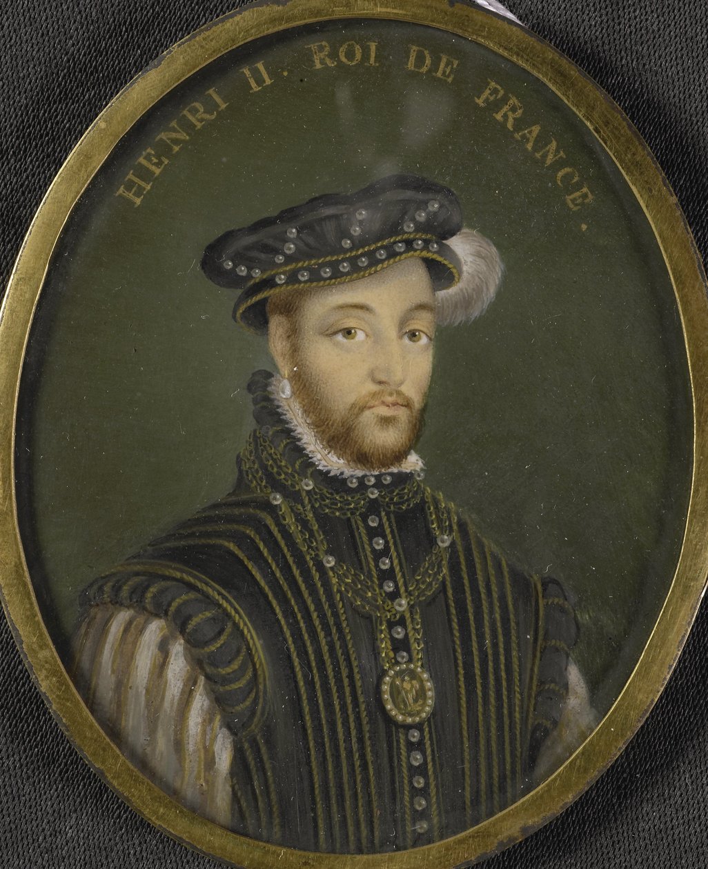 Portrait of King Henry II of France by Francois (after) Clouet