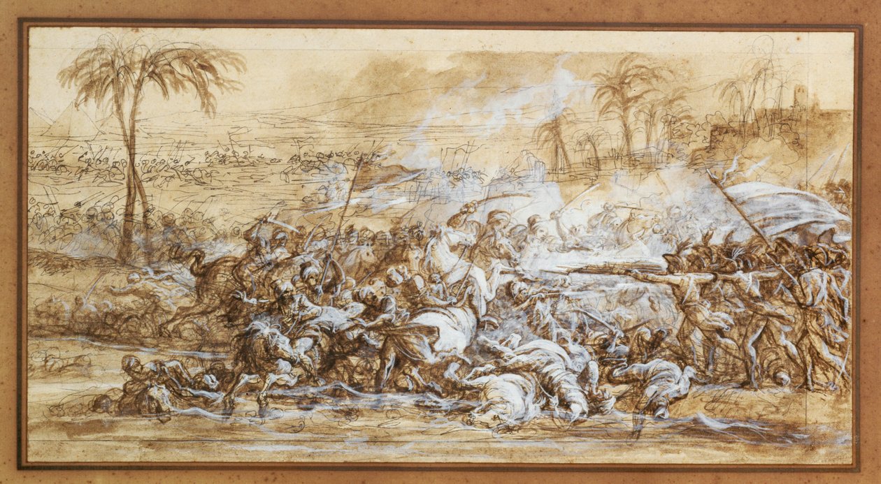 The Battle of the Pyramids, Napoleon Remained Victorious by François André Vincent