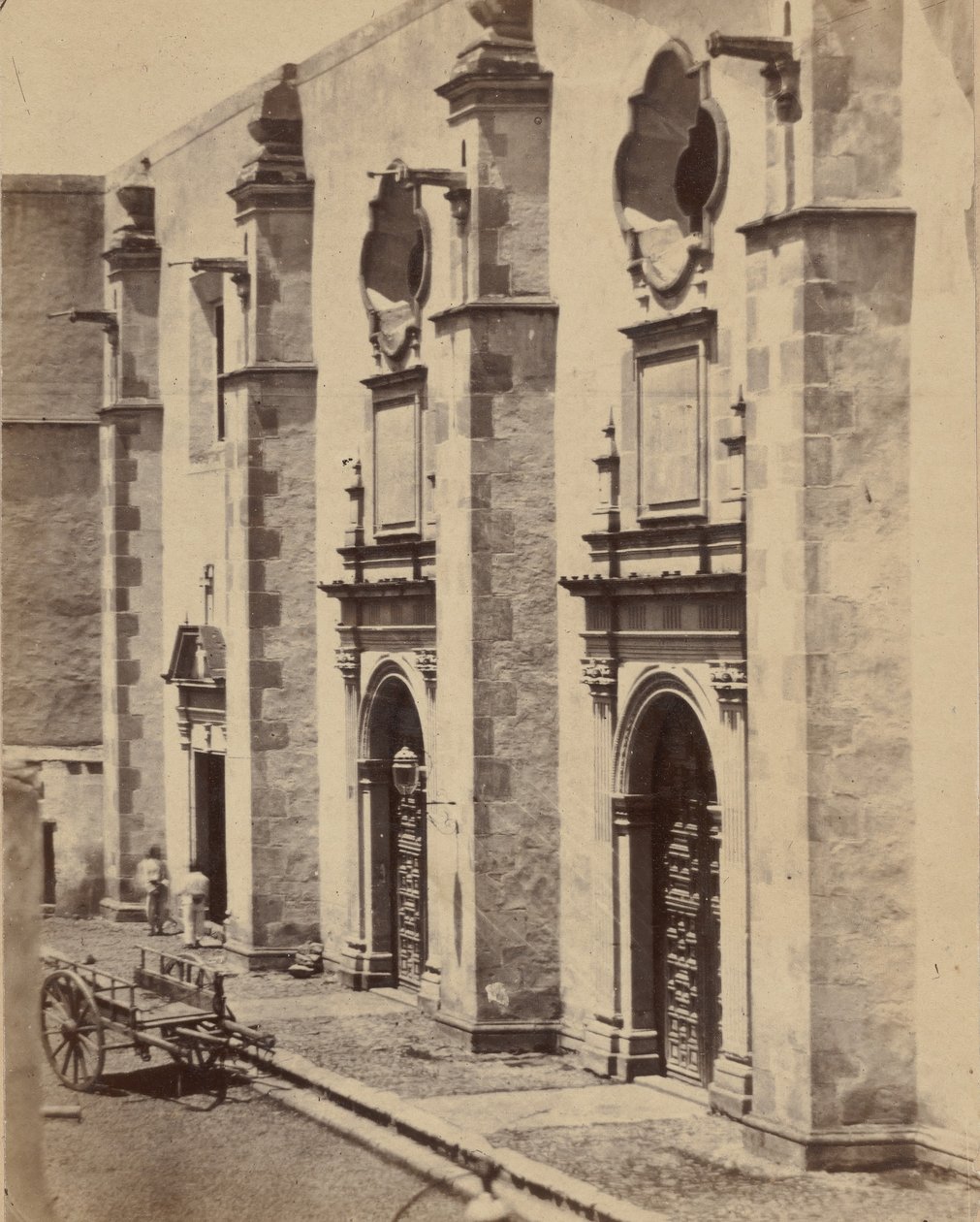 Place of imprisonment for Emperor Maxmilian of Mexico and soldiers, 1867 by Francois Aubert
