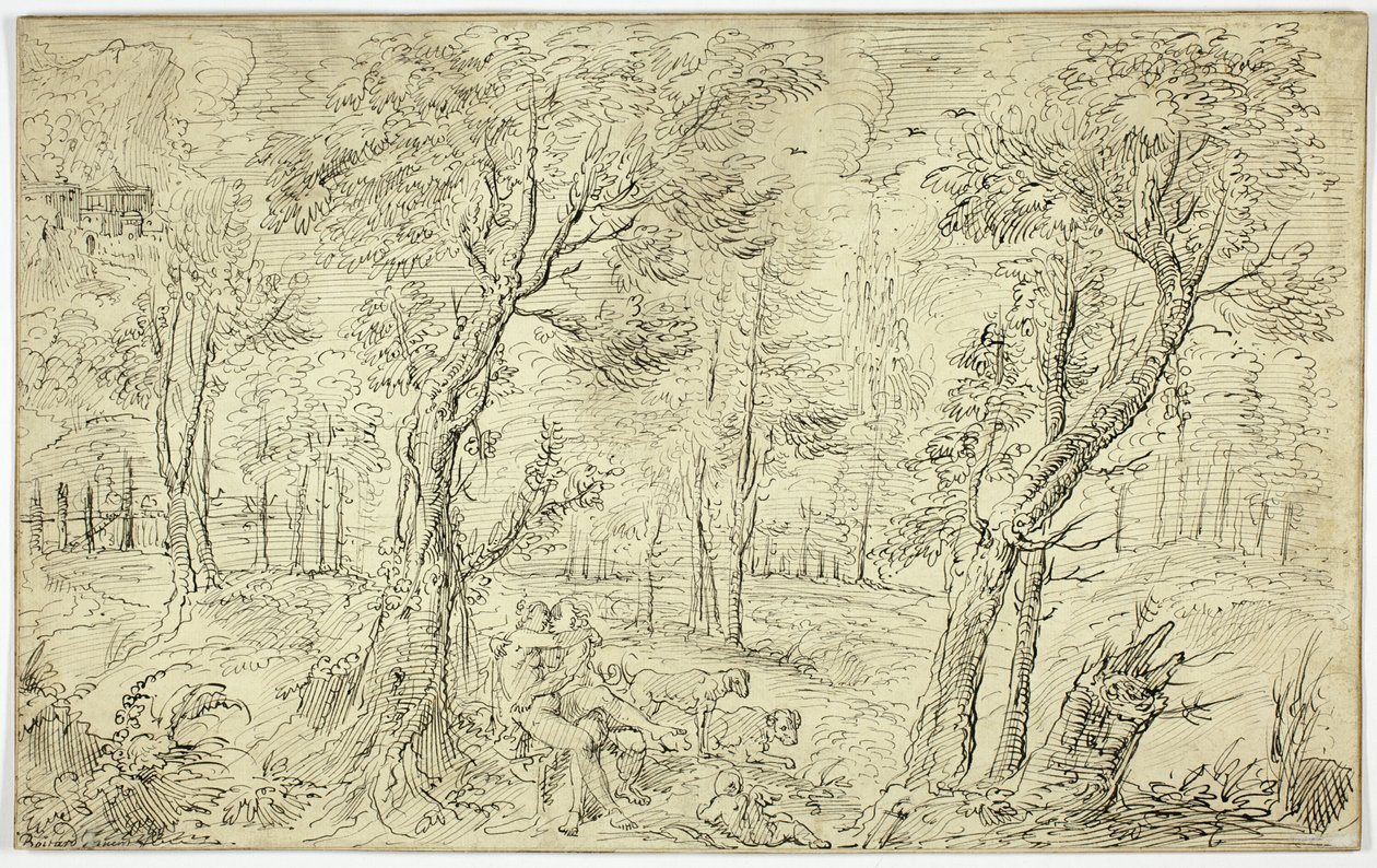 Venus and Adonis by Francois Boitard