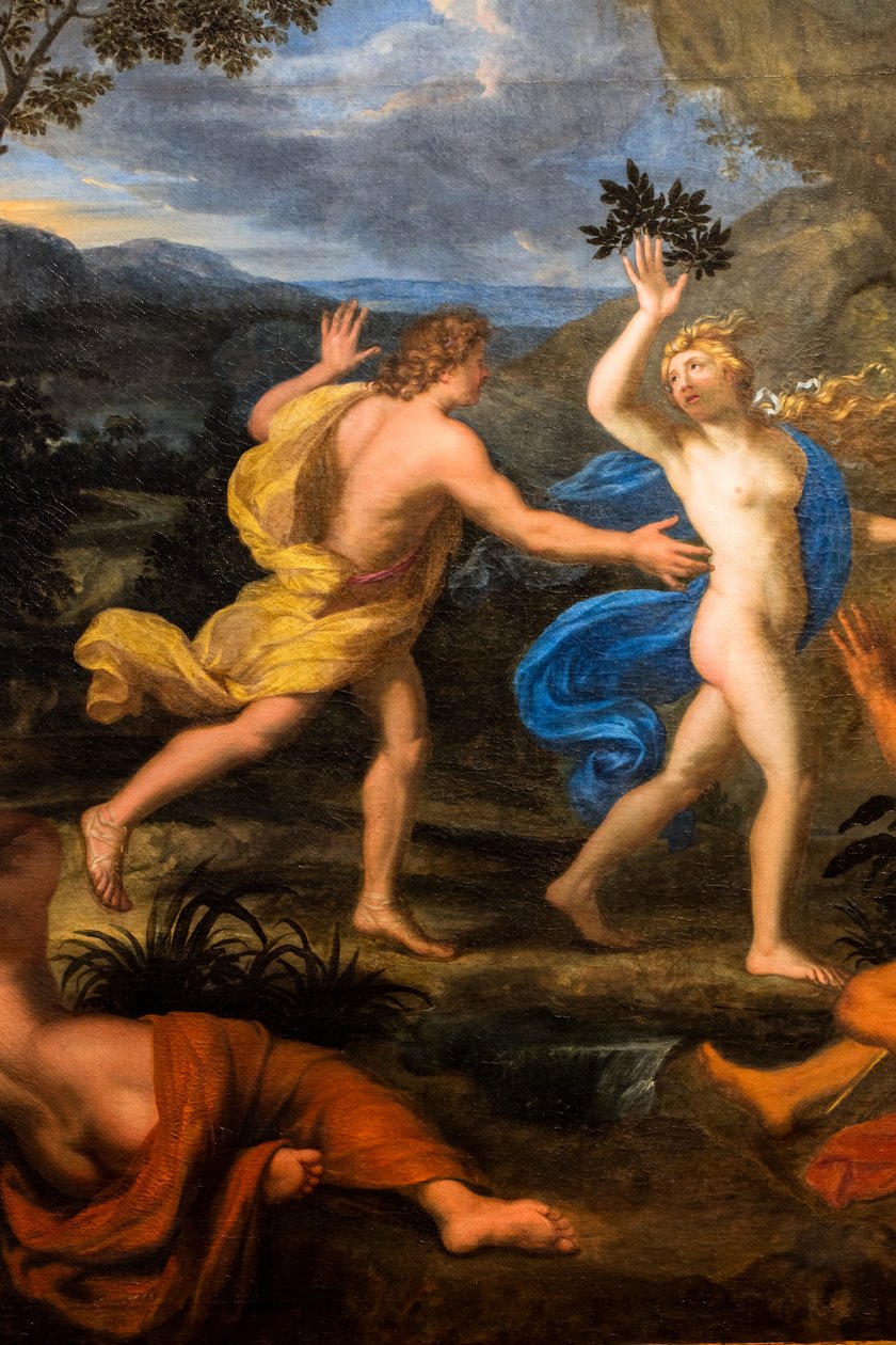 Apollo Pursuing Daphne by Francois Bonnemer