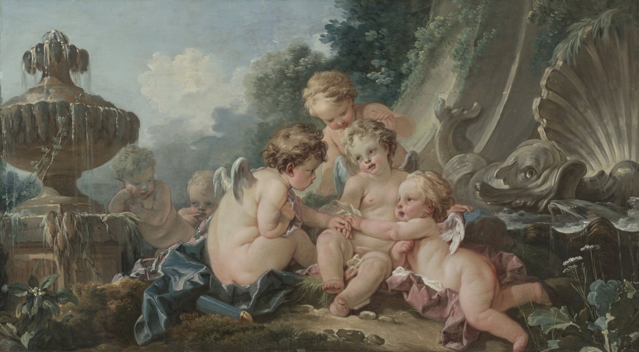 Cupids in Conspiracy by François Boucher