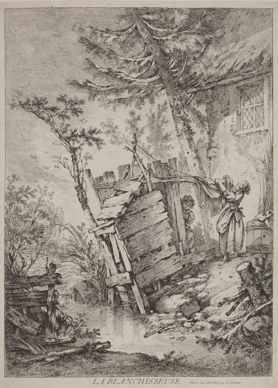 The Laundress by François Boucher
