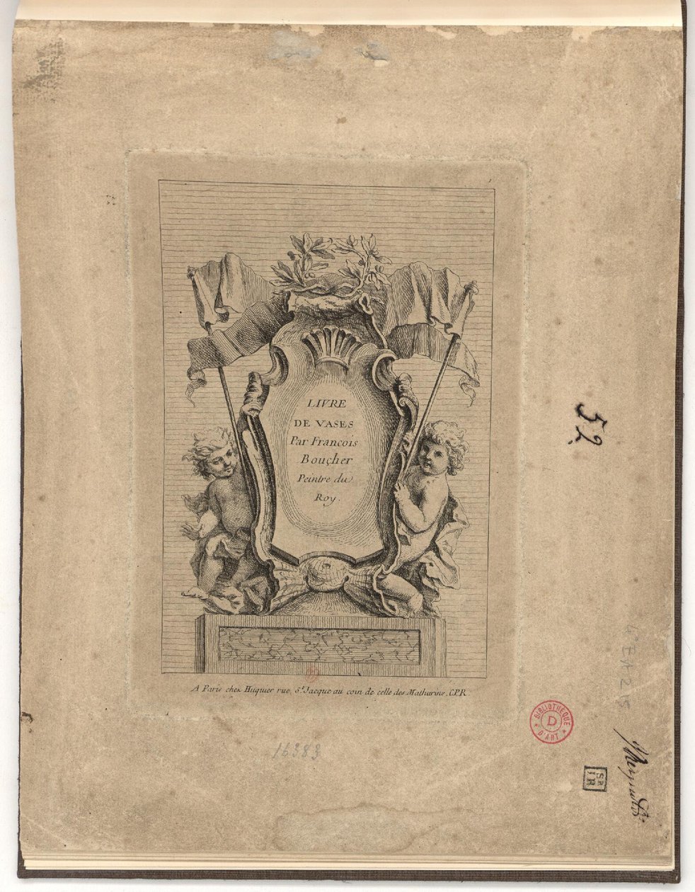 Book of Vases by François Boucher by François Boucher