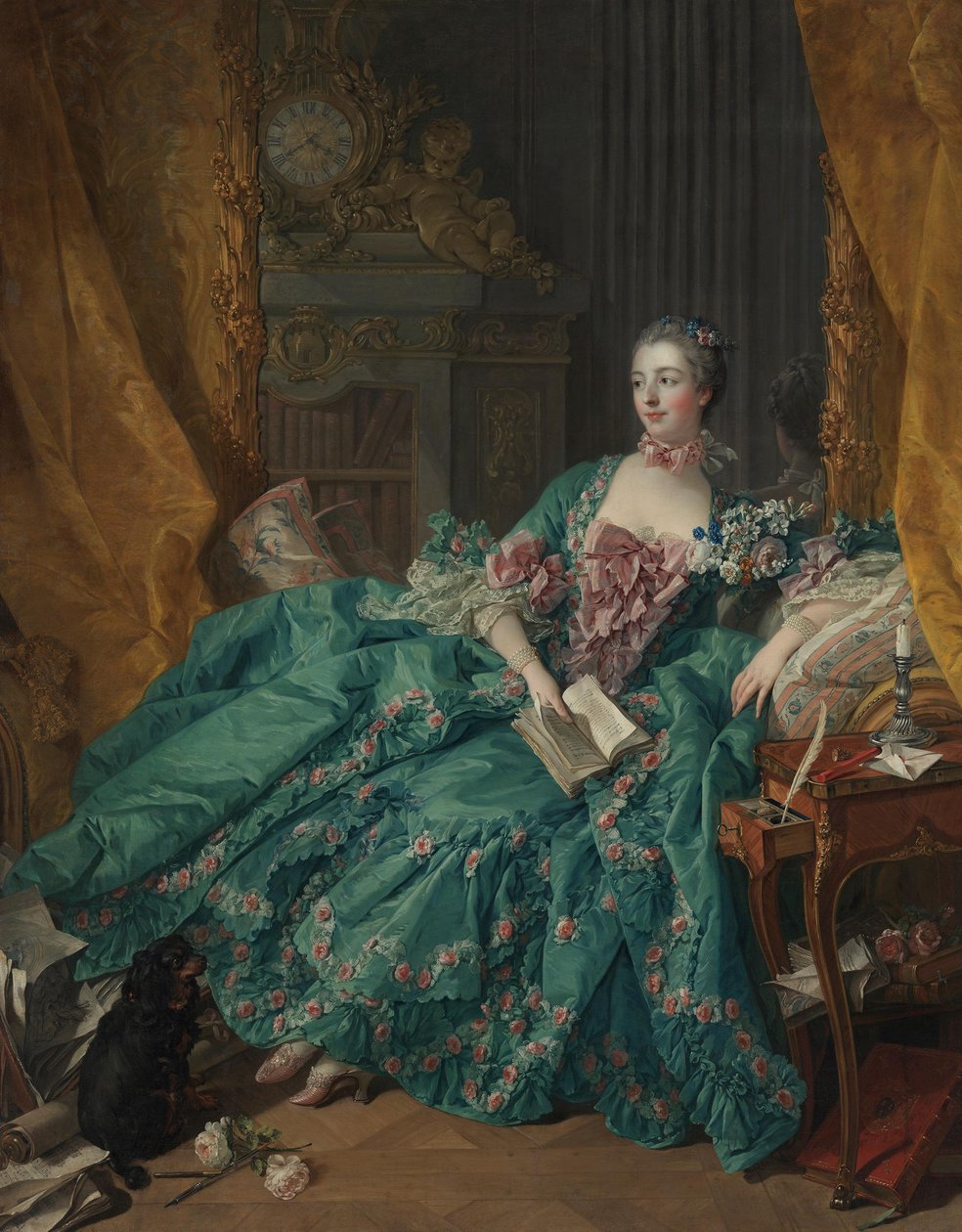 Madame de Pompadour by François Boucher