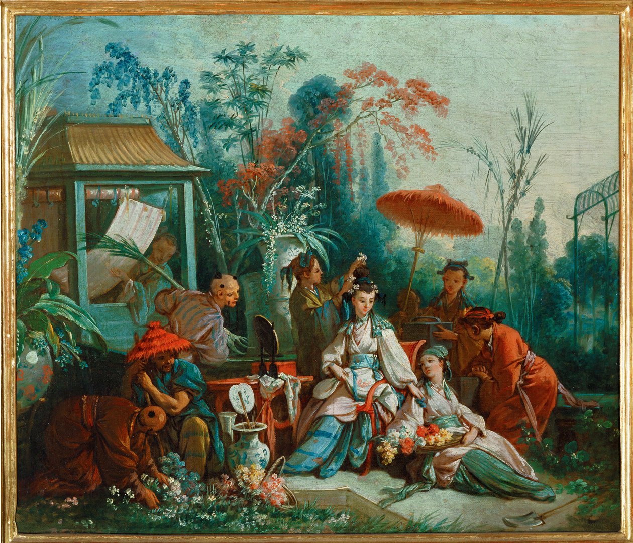 The Chinese Garden by Francois Boucher
