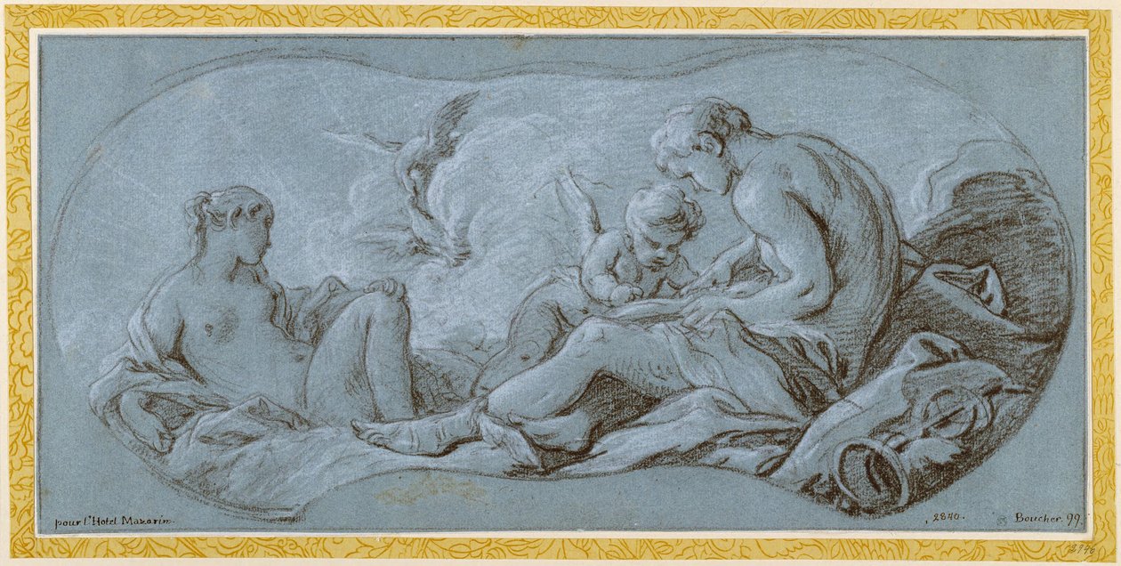 The Education of Cupid by François Boucher