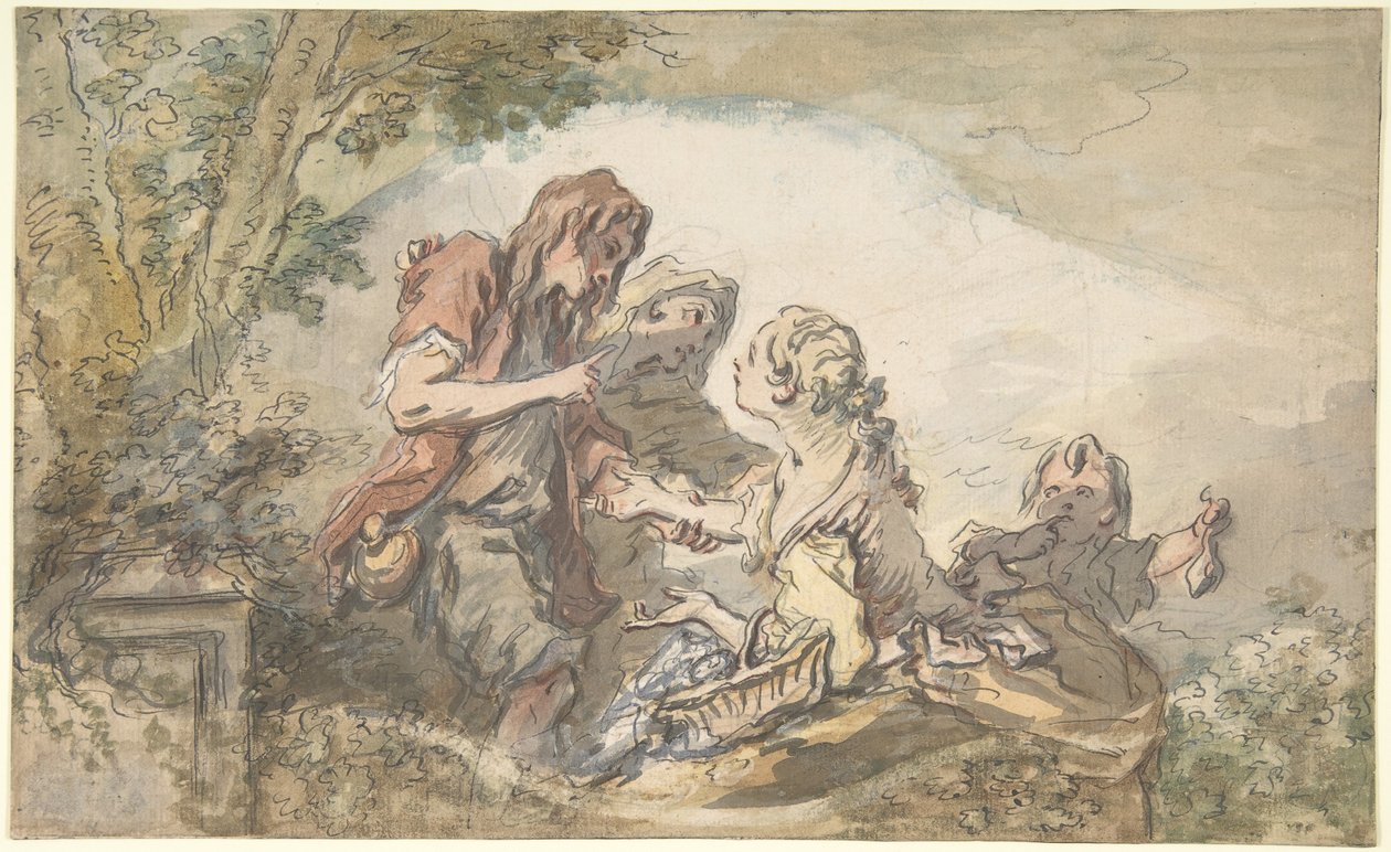 The Fortune Teller by François Boucher