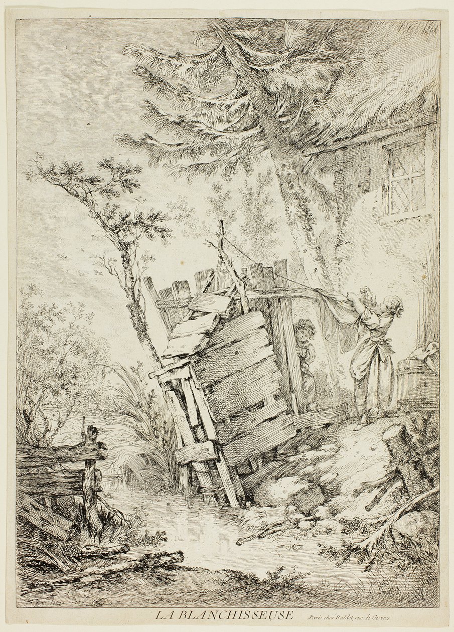 The Laundress by François Boucher