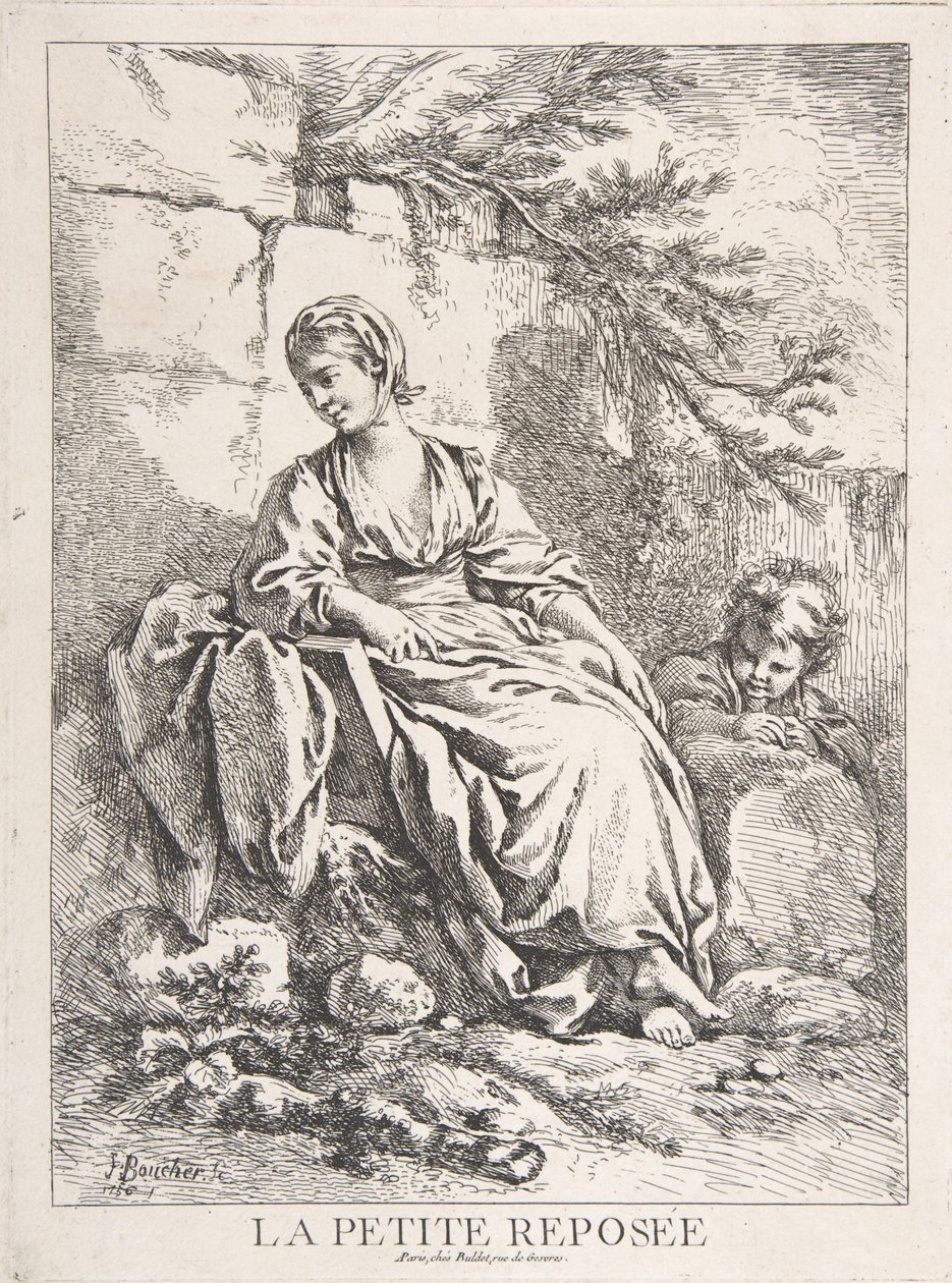 The Young Girl Resting by François Boucher