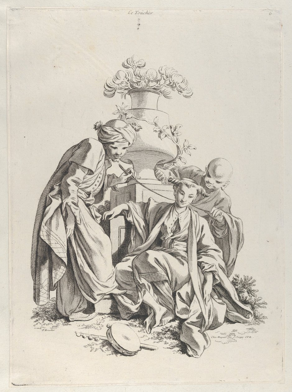Touch, from The Five Senses by François Boucher
