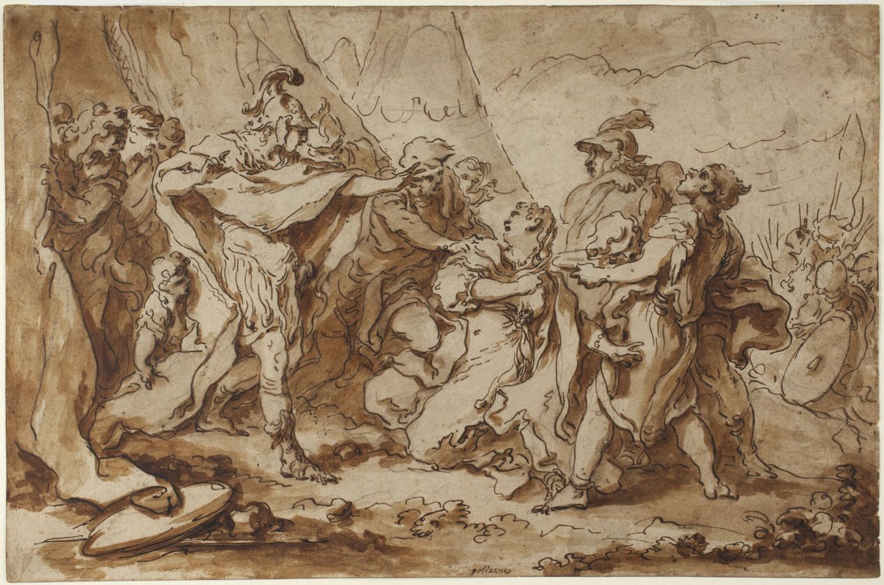 Women and Soldiers by François Boucher