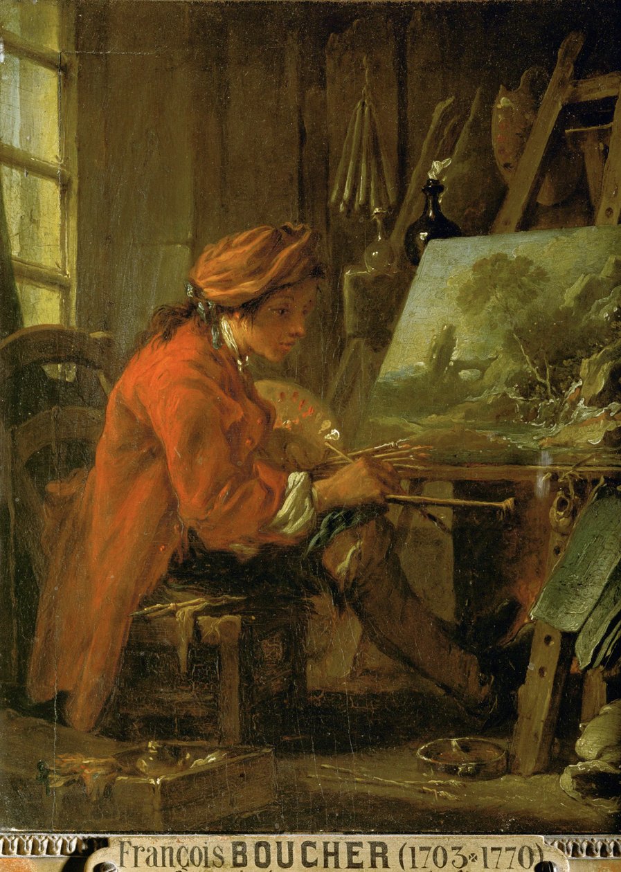 Francois Boucher, Self-Portrait by Francois Bouchot