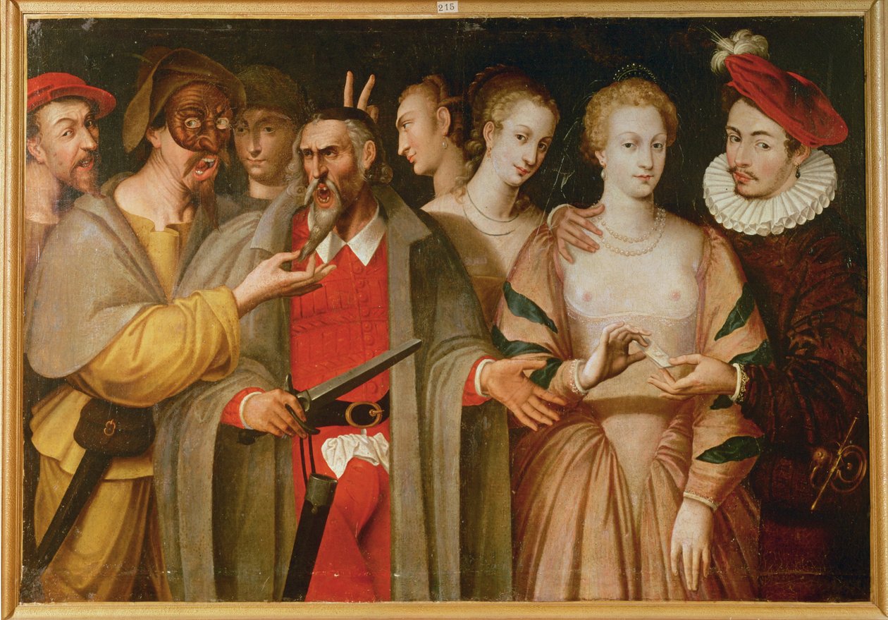 Characters from the Commedia dell