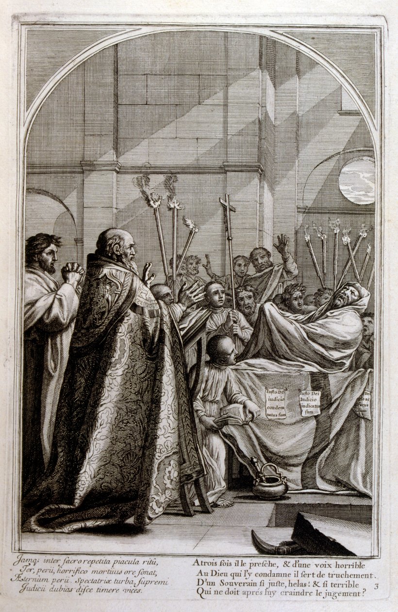 Engraving by Francois Chauveau 1680 