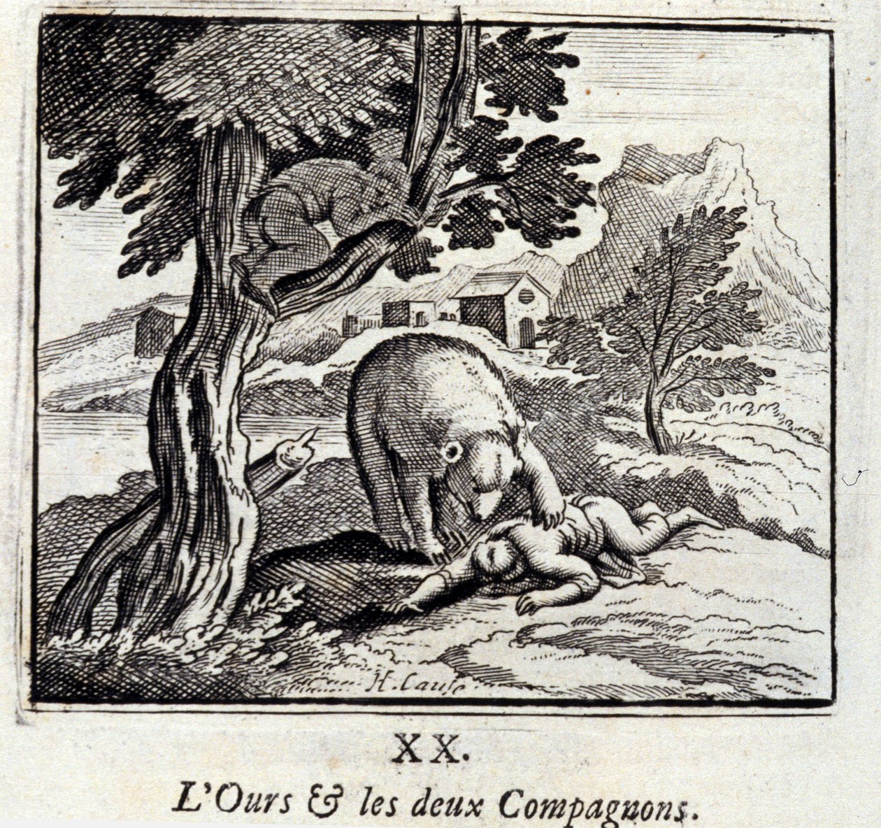 The Bear and the Two Companions by Francois Chauveau