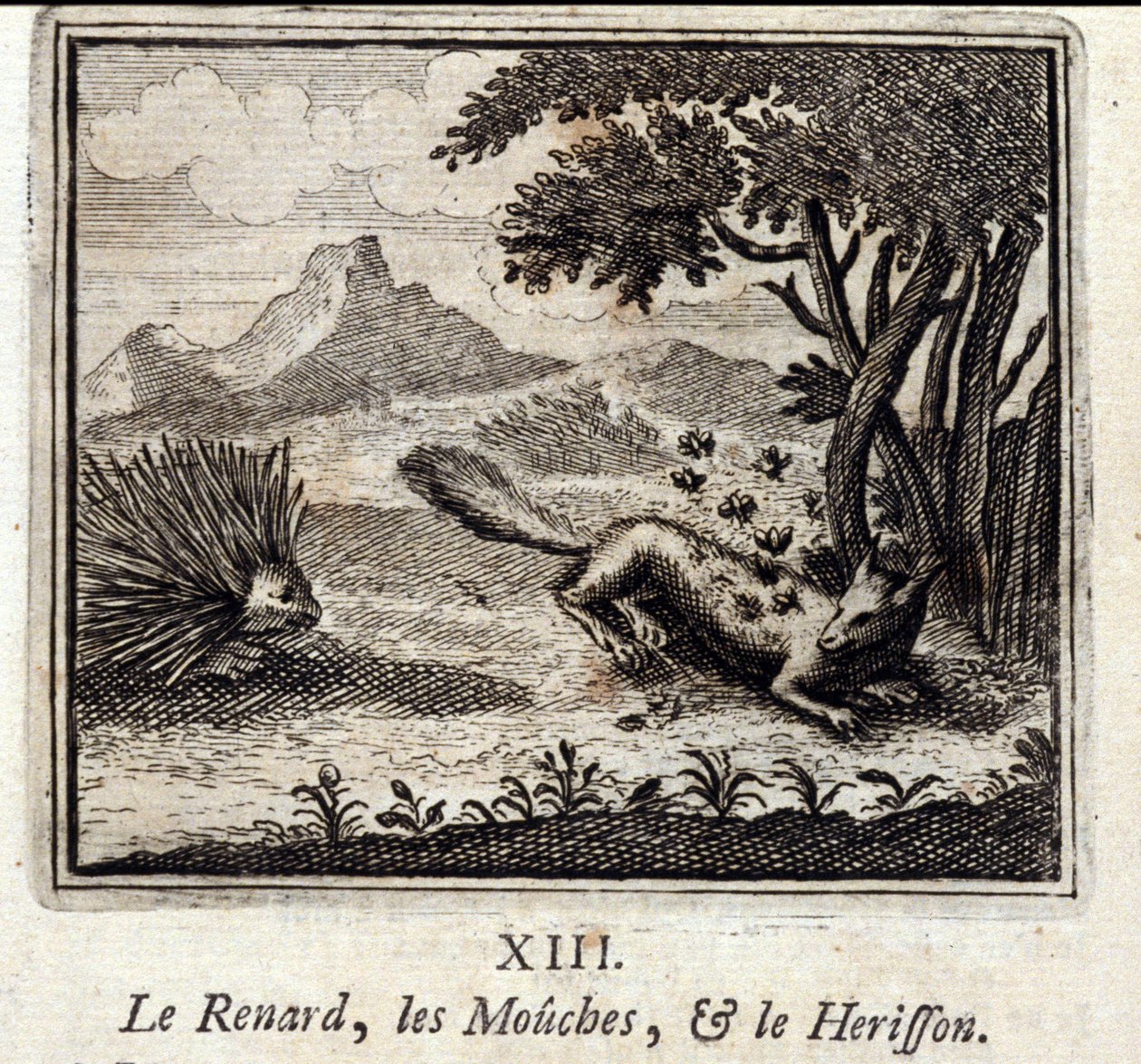 The Fox, the Flies, and the Hedgehog by Francois Chauveau