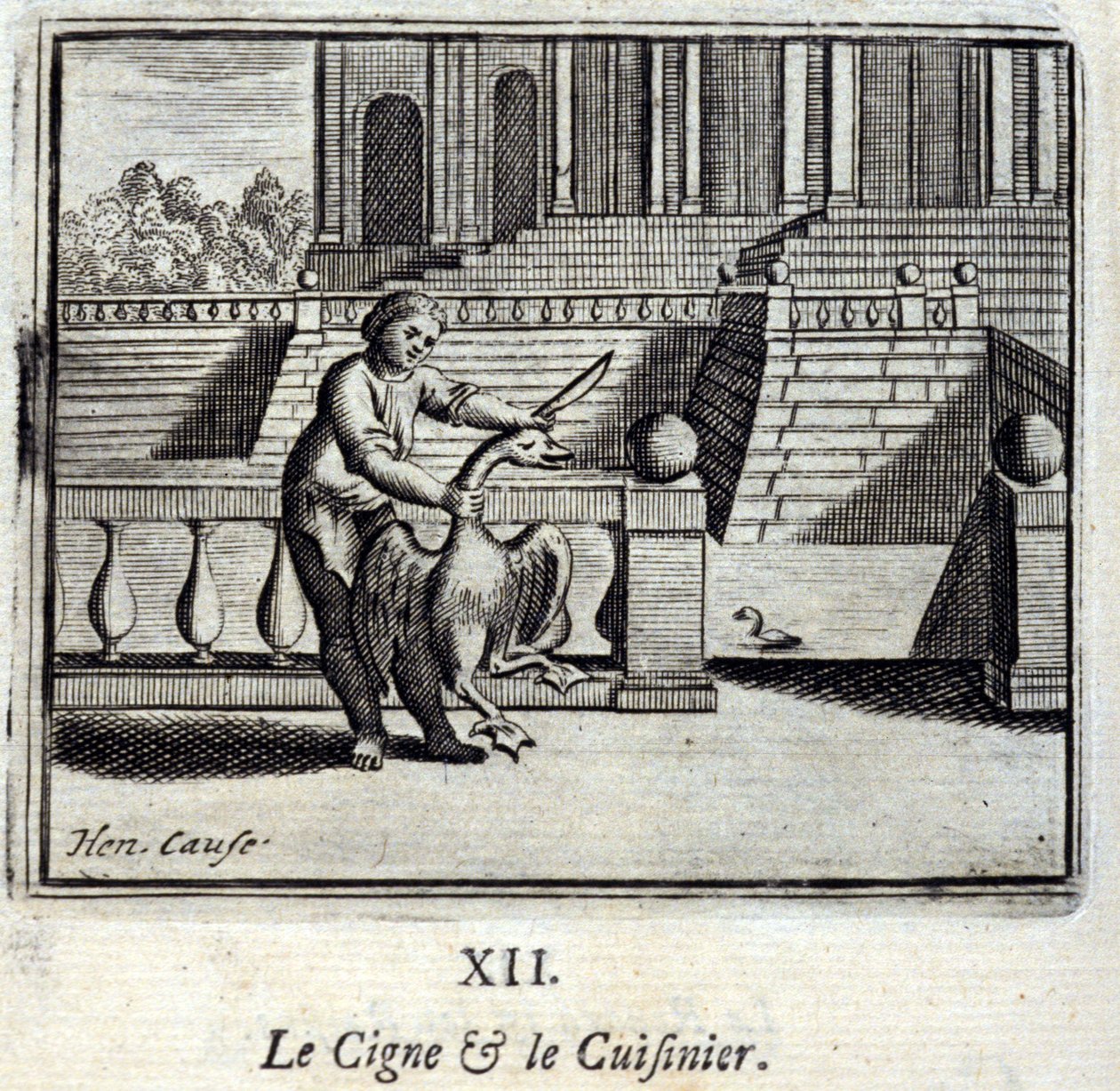The Swan and the Cook by Francois Chauveau