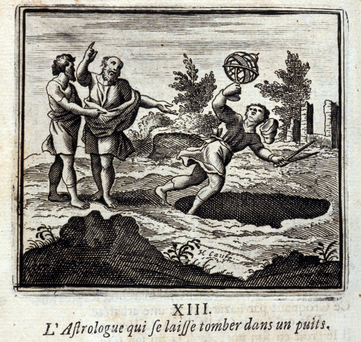 The Astrologer Who Drops into a Well by Francois Chauveau