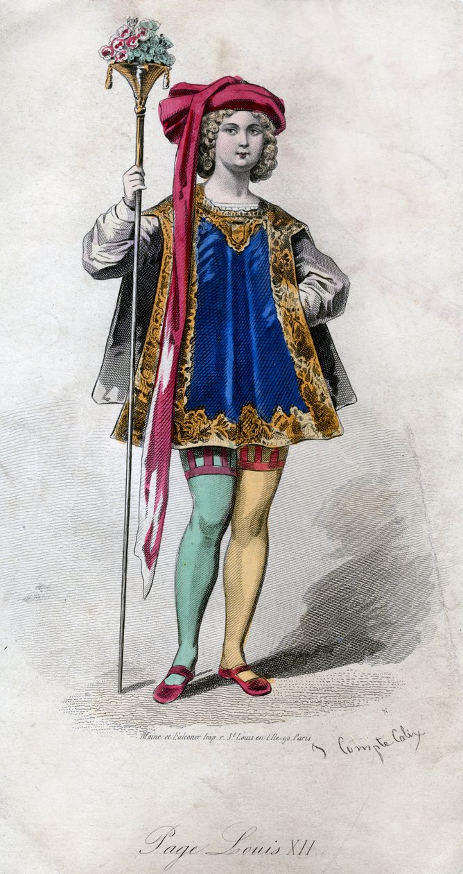 Page, Louis XII by Francois Claudius Compte Calix