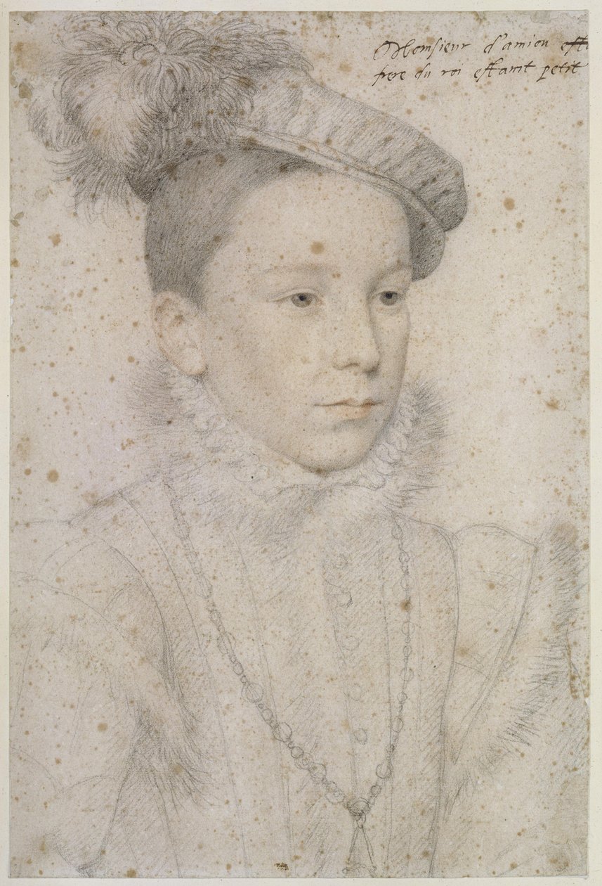 Portrait of Henri, the Future King Henry III by François Clouet
