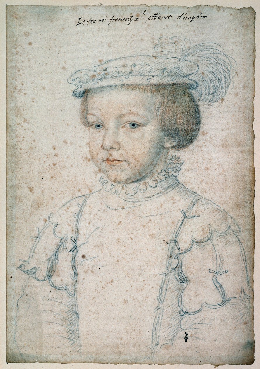 Portrait of the King of France Francois II by François Clouet