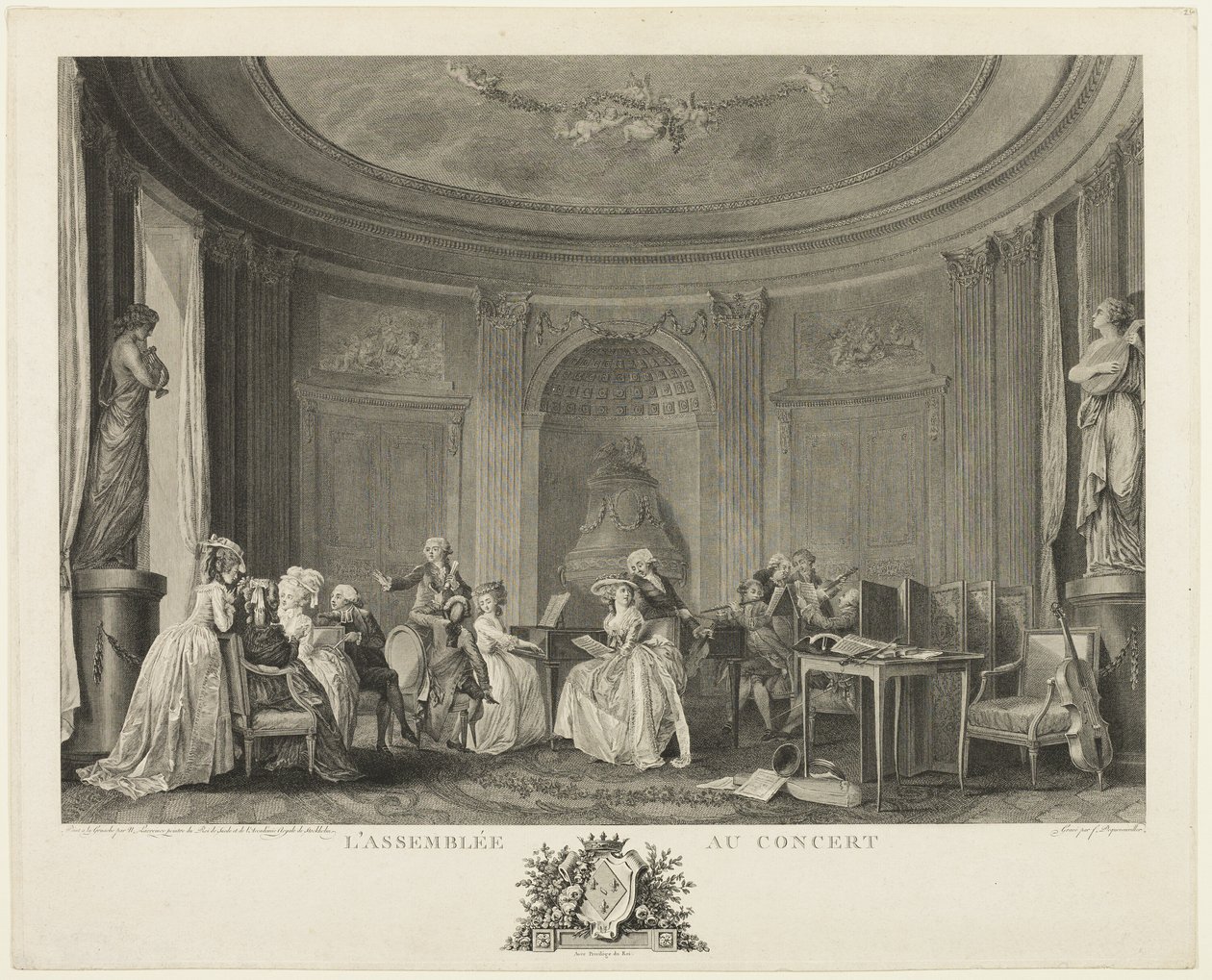 The Concert by Francois Dequevauviller