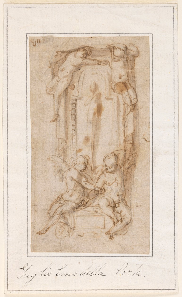 Project for Part of a Decoration by Francois Duquesnoy