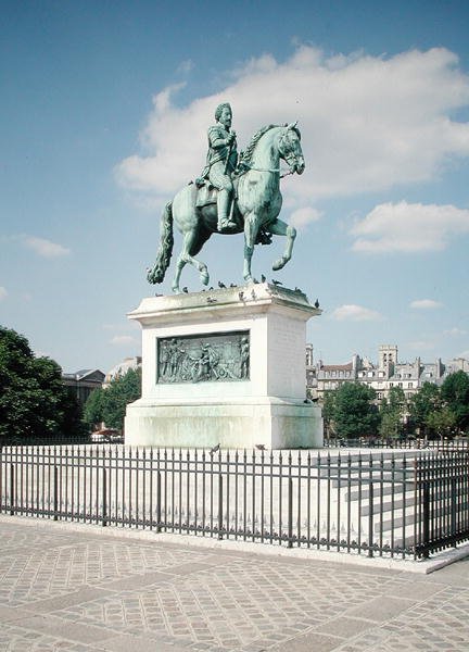 Equestrian statue of Henri IV by Francois Frederic Lemot