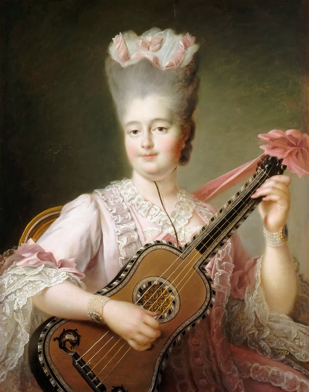 Marie Clotilde of France, Queen of Sardinia by Francois Hubert Drouais