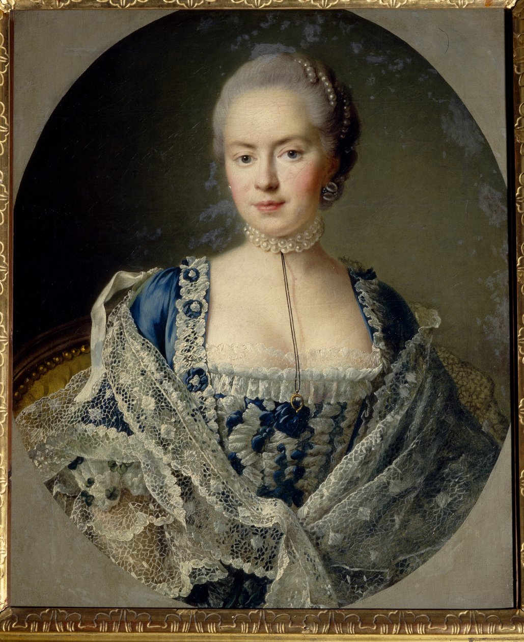 Portrait of Princess Daria Petrovna Saltykova by Francois Hubert Drouais
