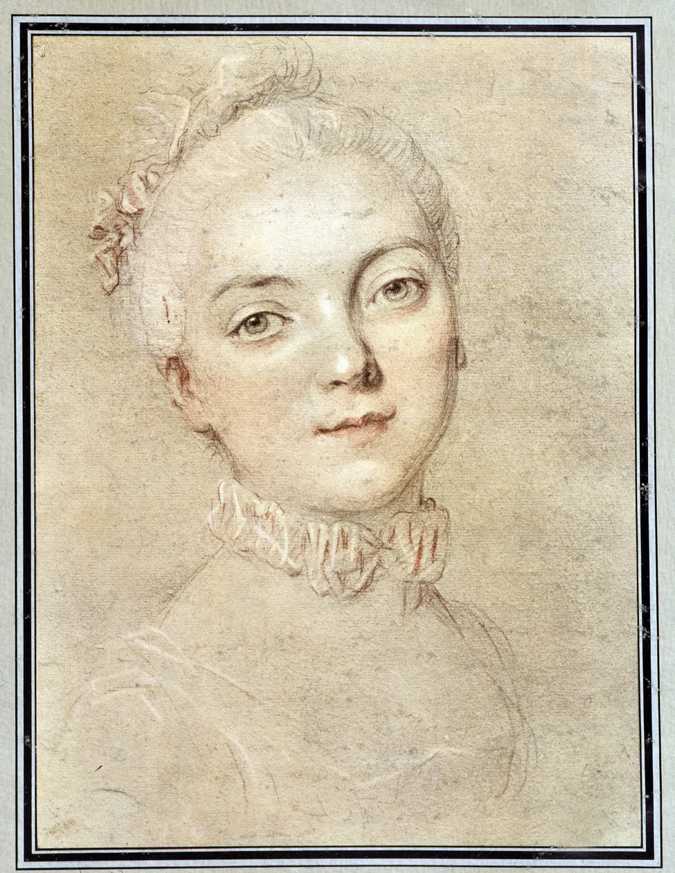 Portrait of Jeanne Becu, Countess of Barry (1743-1793) by Francois Hubert Drouais