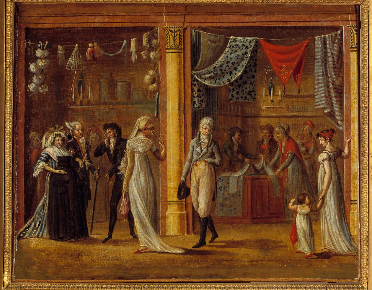 The Wooden Gallery of the Royal Palace by Francois Joseph baron Bosio