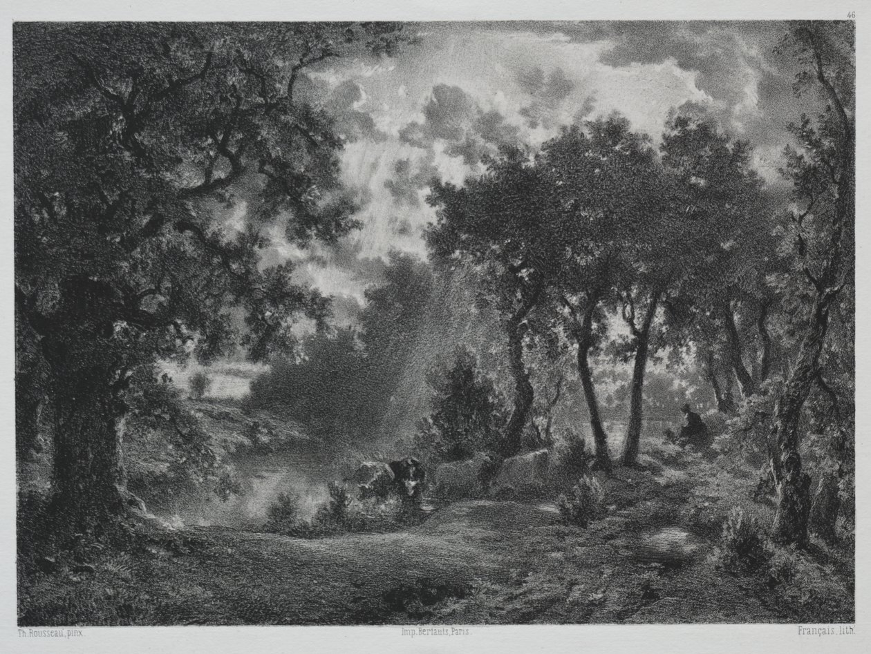 After the Shower by Francois Louis Francais